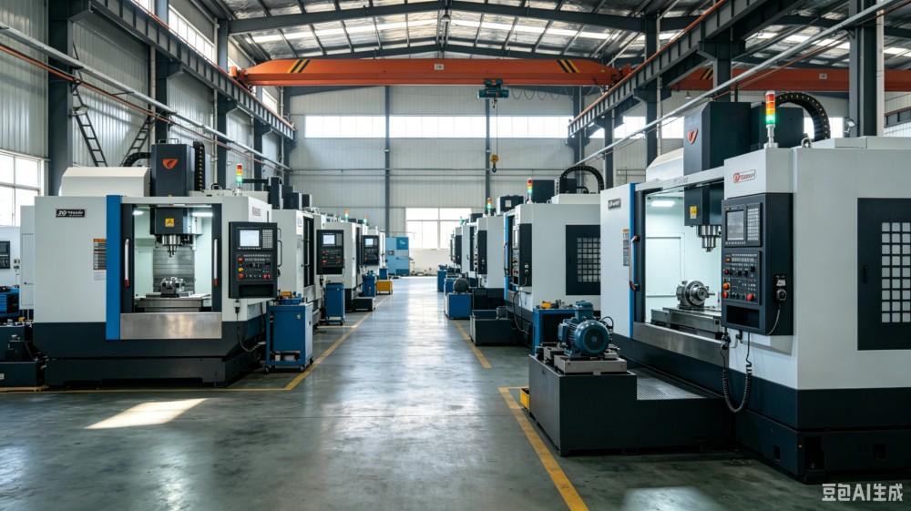 ورشة عمل مخرطة CNC